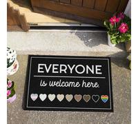 Felpudo Entrada casa Felpudo de Derechos Humanos, Alfombra Aquí Todos Son bienvenidos, Felpudo de Bienvenida para familias LGBTQ+