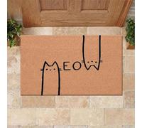 Felpudo Entrada casa Felpudo de Gato con la Palabra Miau