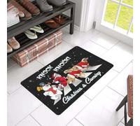 Felpudo Entrada casa Felpudo de Golden Retriever: ¡TOC, TOC! ¡Se Acerca la Navidad