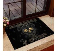 Felpudo Entrada casa Felpudo de Halloween: Bienvenida la Oscuridad, mi Vieja Amiga