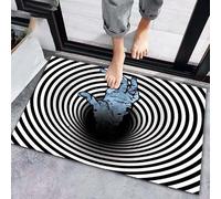 Felpudo Entrada casa Felpudo de Halloween con Zombi de Terror en un Agujero