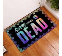 Felpudo Entrada casa Felpudo de Halloween Lo sentimos, Estamos Muertos