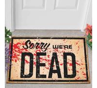 Felpudo Entrada casa Felpudo de Halloween Lo sentimos, Estamos Muertos
