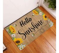 Felpudo Entrada casa Felpudo de Insectos con Girasol y Margarita Hola Sol