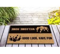 Felpudo Entrada casa Felpudo de la Suerte de los Bolos. ¡Que te diviertas!