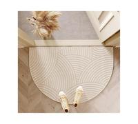 Felpudo Entrada Casa Felpudo de línea semicircular, antideslizante, for puerta entrada interior y exterior, decoración del hogar, alfombra for sala estar para Exterior(Color01,50x80cm 20x31inch)