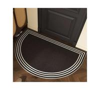Felpudo Entrada Casa Felpudo de línea semicircular, antideslizante, for puerta entrada interior y exterior, decoración del hogar, alfombra for sala estar para Exterior(Color08,50x80cm 20x31inch)