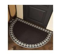 Felpudo Entrada Casa Felpudo de línea semicircular, antideslizante, for puerta entrada interior y exterior, decoración del hogar, alfombra for sala estar para Exterior(SJR-10,50x80cm 20x31inch)