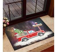 Felpudo Entrada casa Felpudo de Navidad con Gatos del Polo Norte