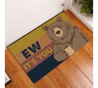 Felpudo Entrada casa Felpudo de Oso ¡Qué asco, Eres tú! Lindo Felpudo para Interiores y Exteriores