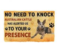 Felpudo Entrada casa Felpudo de Perro Pastor Australiano No Hace Falta Llamar