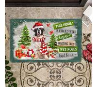 Felpudo Entrada casa Felpudo de San Bernardo: Este hogar está Lleno de Besos