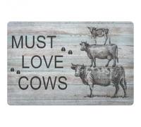 Felpudo Entrada casa Felpudo de Vaca, ¡Hay Que amar a Las Vacas! - Vaca