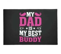 Felpudo Entrada casa Felpudo del Día del Padre: Mi papá es mi Mejor Amigo
