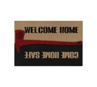 Felpudo Entrada casa Felpudo Divertido de Bombero: Bienvenido a casa, vuelve Sano y Salvo 2