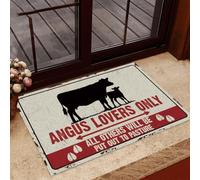Felpudo Entrada casa Felpudo Divertido para Interiores y Exteriores Solo para Amantes de Angus