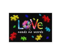 Felpudo Entrada casa Felpudo El Amor no Necesita Palabras