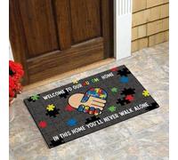 Felpudo Entrada casa Felpudo: En Esta casa Nunca caminarás Solo