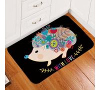 Felpudo Entrada casa Felpudo Erizo con Amor