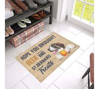 Felpudo Entrada casa Felpudo «Espero Que hayas comprado Cerveza y golosinas para San Bernardo»