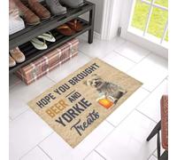 Felpudo Entrada casa Felpudo «Espero Que hayas comprado Cerveza y golosinas para Yorkshire»