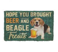 Felpudo Entrada casa Felpudo: Espero Que hayas traído Cerveza y golosinas para Beagle
