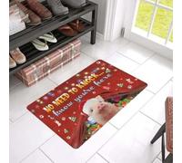 Felpudo Entrada casa Felpudo Estampado «El Cerdo Sabe Que estás aquí» para decoración del hogar