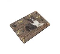 Felpudo Entrada casa Felpudo Este Border Collie es el Jefe