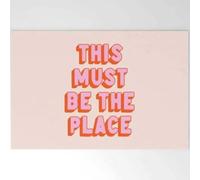 Felpudo Entrada casa Felpudo. Este Debe ser el Lugar: Edición Melocotón