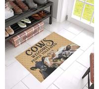 Felpudo Entrada casa Felpudo Gracioso con Vacas Que Dan la Bienvenida a la Gente tolerada