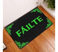 Felpudo Entrada casa Felpudo irlandés de Bienvenida al Día de San Patricio