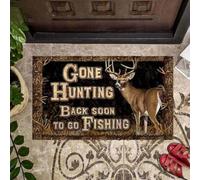 Felpudo Entrada casa Felpudo: Me FUI de Caza, vuelvo Pronto para IR a Pescar
