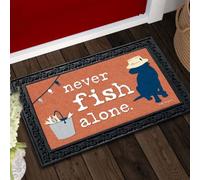 Felpudo Entrada casa Felpudo Nunca pesques Solo