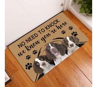 Felpudo Entrada casa Felpudo para Perro con diseño de Springer Spaniel Inglés: No Hace Falta Llamar
