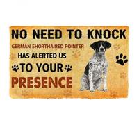 Felpudo Entrada casa Felpudo para Perros Bracos Alemanes de Pelo Corto: No Hace Falta Llamar