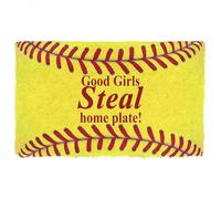 Felpudo Entrada casa Felpudo para Perros Las Chicas Buenas roban el Plato de Home