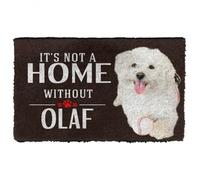 Felpudo Entrada casa Felpudo para Perros: No Hay hogar sin un maltés.