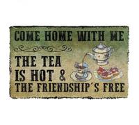 Felpudo Entrada casa Felpudo para Perros: Ven a casa con té