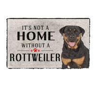 Felpudo Entrada casa Felpudo Personalizado para Perros: No Hay hogar sin un Rottweiler