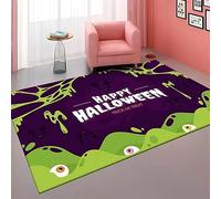 Felpudo Entrada Casa Fruta Verde Púrpura Felpudo Exterior Poliéster Alfombra Salon Lavable Alfombra Entrada Casa Suave Engrosar Alfombras de Habitacion Antideslizante Tapete 40x60cm