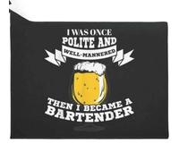 Felpudo Entrada casa FUI policía y un Camarero educado y sumiso