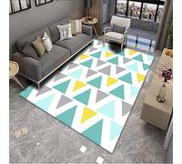 Felpudo Entrada Casa Gris Verde Menta Felpudo Exterior Poliéster Alfombra Salon Lavable Alfombra Entrada Casa Suave Engrosar Alfombras de Habitacion Antideslizante Tapete 100x120cm