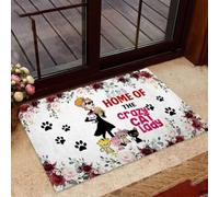 Felpudo Entrada casa Hogar de la Loca de los Gatos Felpudo para Gatos