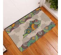 Felpudo Entrada casa Impresionante Felpudo Mandala de Kentucky