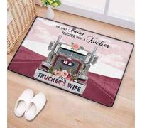 Felpudo Entrada casa La Esposa del Camionero es más Dura Que un Camionero (Felpudo).