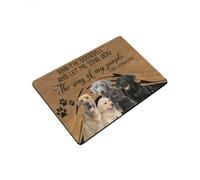 Felpudo Entrada casa Labrador, Toca el Timbre, déjame cantarte la canción, Felpudo