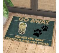Felpudo Entrada casa Lárgate a Menos Que tengas un cóctel y golosinas para Perros (Felpudo)