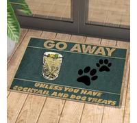 Felpudo Entrada casa Lárgate a Menos Que tengas un cóctel y golosinas para Perros (Felpudo)