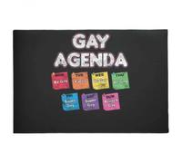 Felpudo Entrada casa LGBT - Agenda Gay Igualdad de Género Felpudo de Interior y Exterior