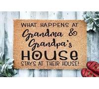 Felpudo Entrada casa Lo Que Pasa en casa de los Abuelos se Queda en casa (Felpudo)